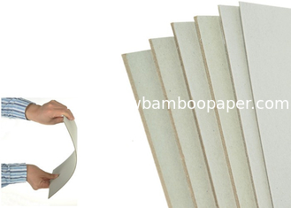 China 2mm 1200 Gsm Thickness Gray Paperboard Stocklot Stiff Cardboard Paper Sheets supplier