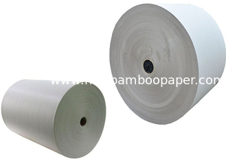 China 300gsm - 650gsm Roll Of Gray Paper Cardboard Roll For Waste Paper Reuse supplier